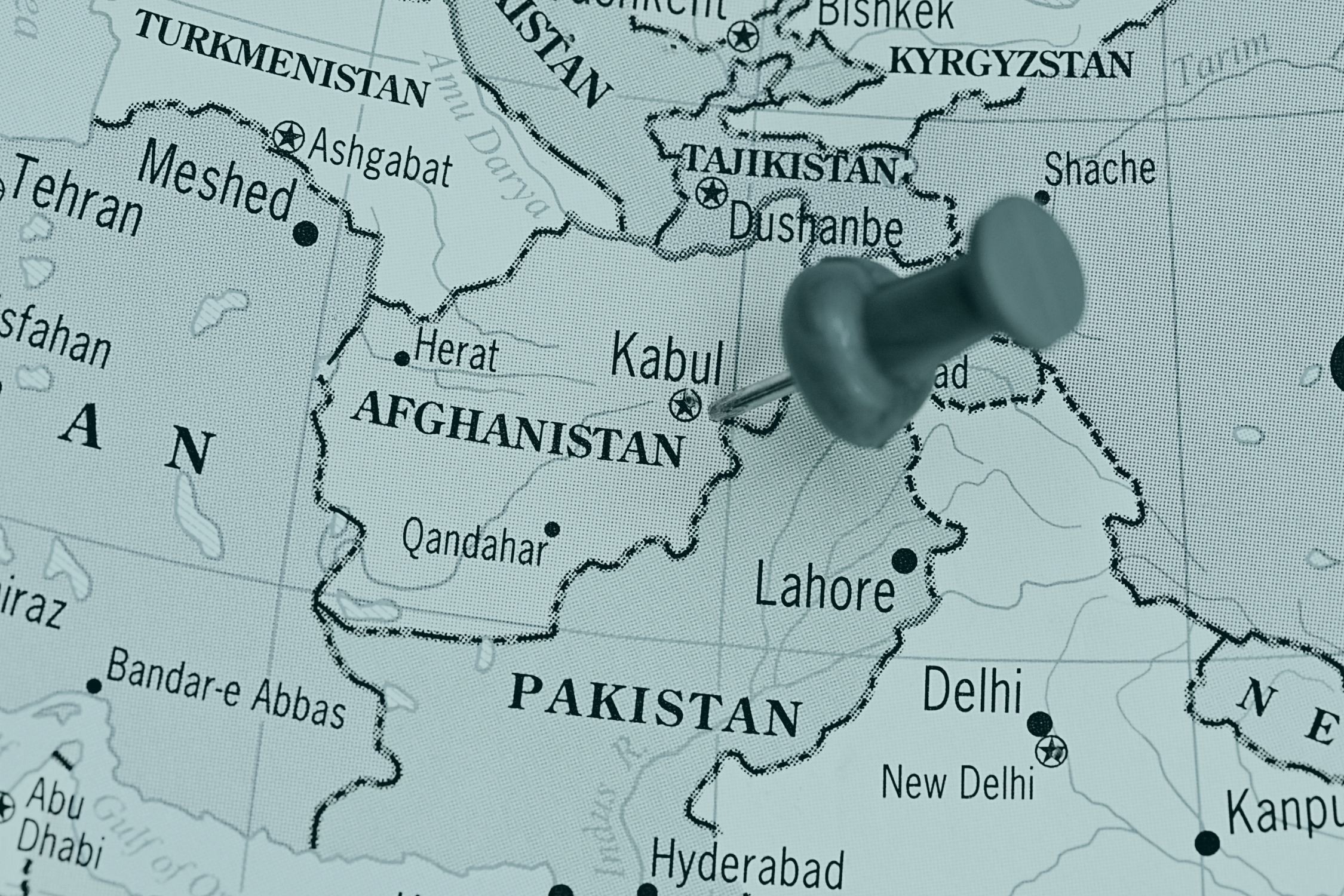 Kart over Afghanistan